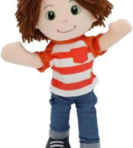 14" Soft Rag Doll for Boys - Ollie | Soft and Cuddly | Quality Embroidered | Plush Baby Toy | Baby'S First Cuddle Buddy | for Babies, Children, Toddlers, Kids of All Ages