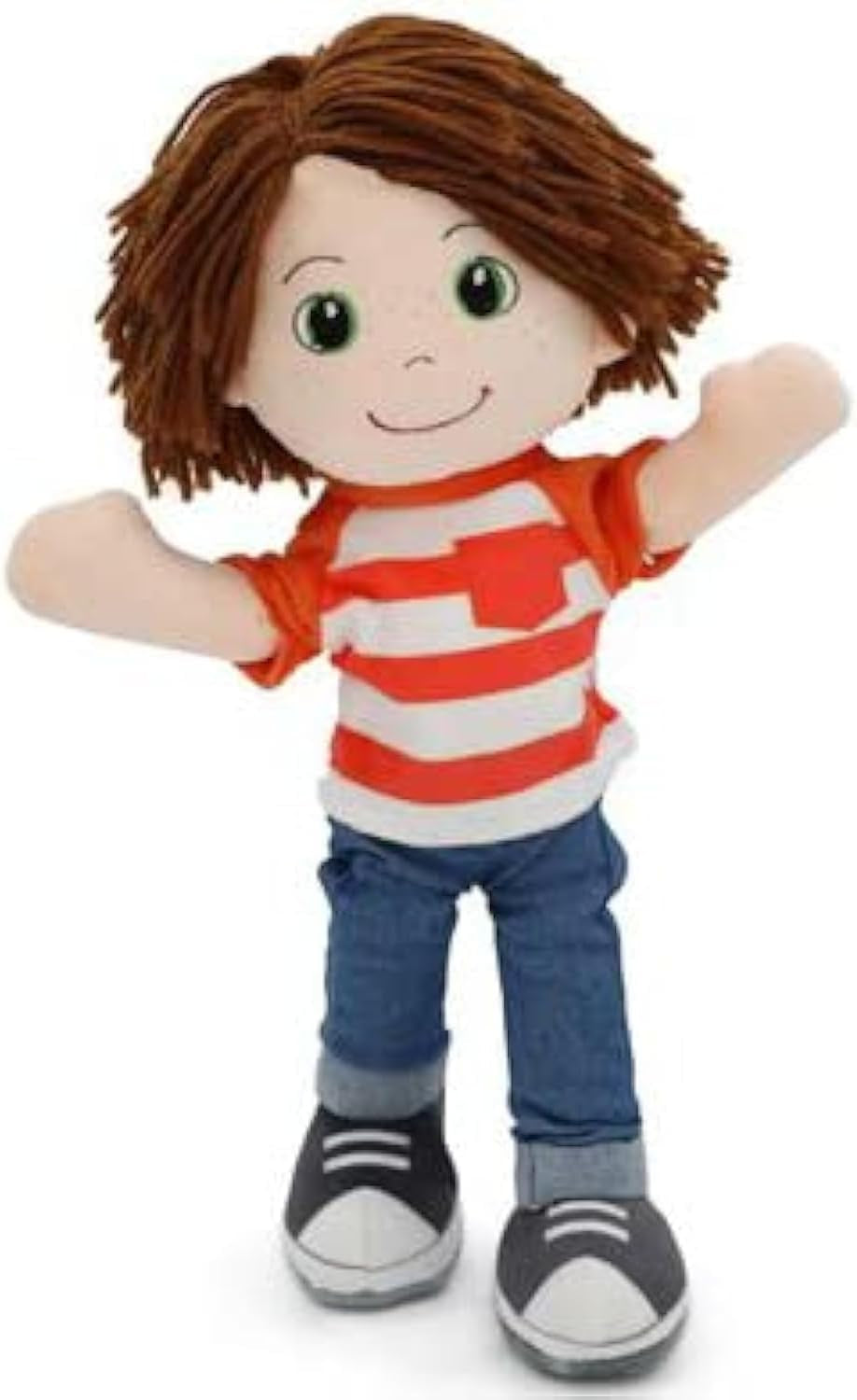 14" Soft Rag Doll for Boys - Ollie | Soft and Cuddly | Quality Embroidered | Plush Baby Toy | Baby'S First Cuddle Buddy | for Babies, Children, Toddlers, Kids of All Ages