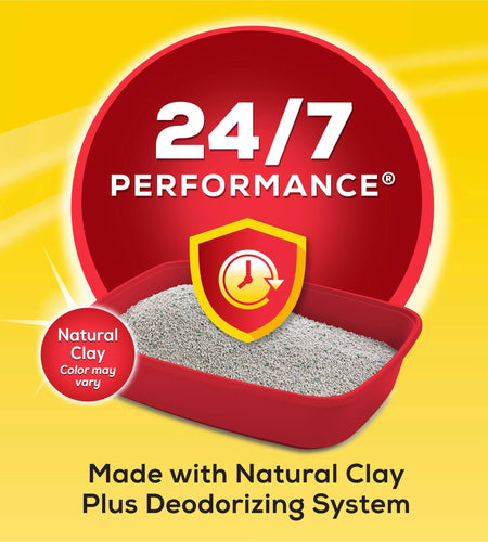 Purina  24/7 Performance Clumping Cat Litter, Clean Linen Scent, 20 Lb Jug