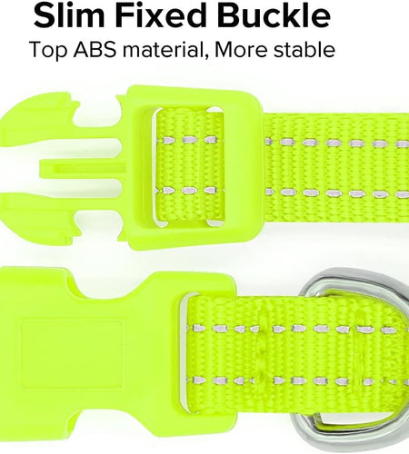 Light up Dog Collars - Adjustable Puppy Collar, Rechargeable LED Dog Collar for Small Dogs, Adjustable Cat Collar, Glowing Dog Lights for Night Walking (Green, XS)
