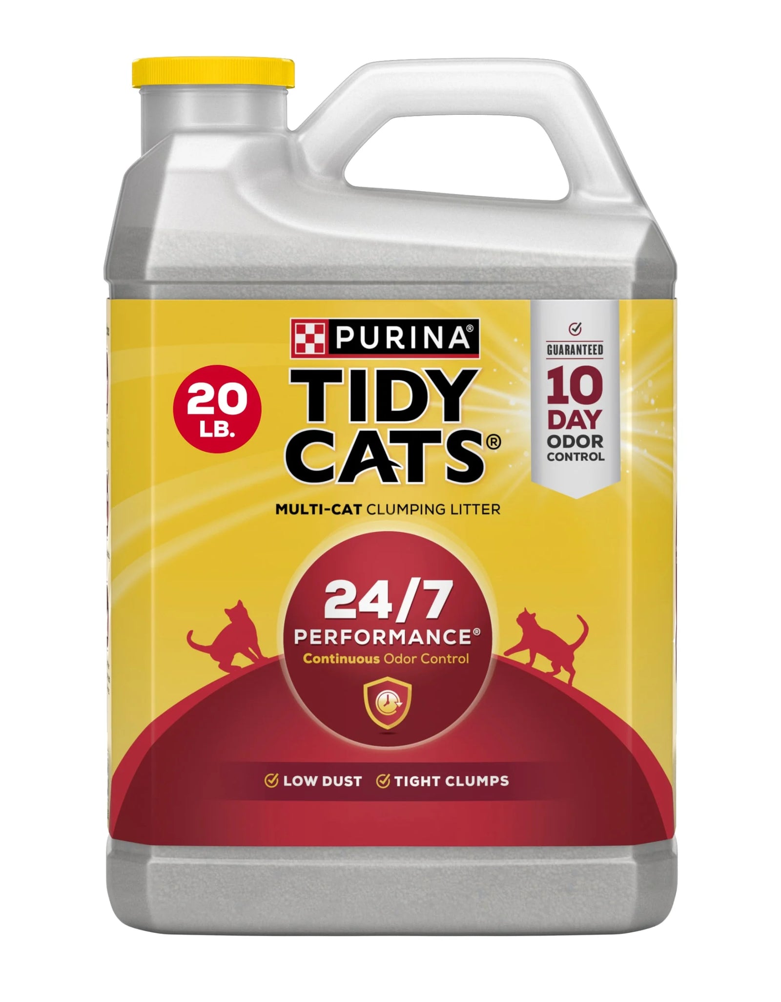 Purina  24/7 Performance Clumping Cat Litter, Clean Linen Scent, 20 Lb Jug
