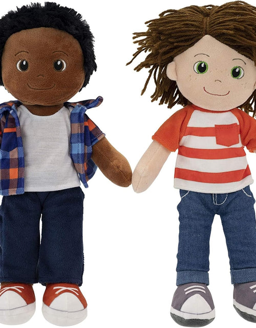 Load image into Gallery viewer, 14" Soft Rag Doll for Boys - Ollie | Soft and Cuddly | Quality Embroidered | Plush Baby Toy | Baby'S First Cuddle Buddy | for Babies, Children, Toddlers, Kids of All Ages
