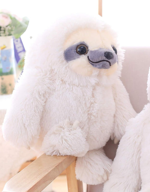Load image into Gallery viewer, Cute Sloth Stuffed Animal Toy,Small Plush Sloth Tedy Bear Stuffed Animal Toys for Kids Birthday Gift Baby Doll (Ivory,15.7 Inches)
