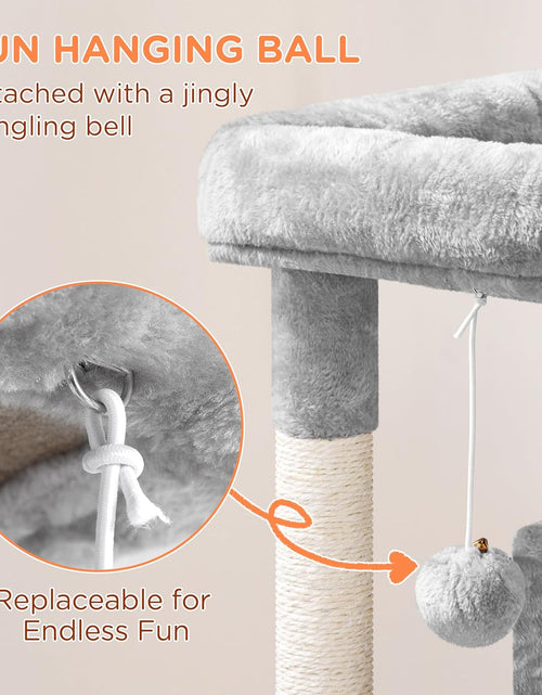 Load image into Gallery viewer, 36In Cat Tree Cat Tower Play House Climber Stand Furniture with Scratching Post, Plush Perch, Dangling Ball, Two Condo and Ramp, Suit for Kittens, Cats and Pet
