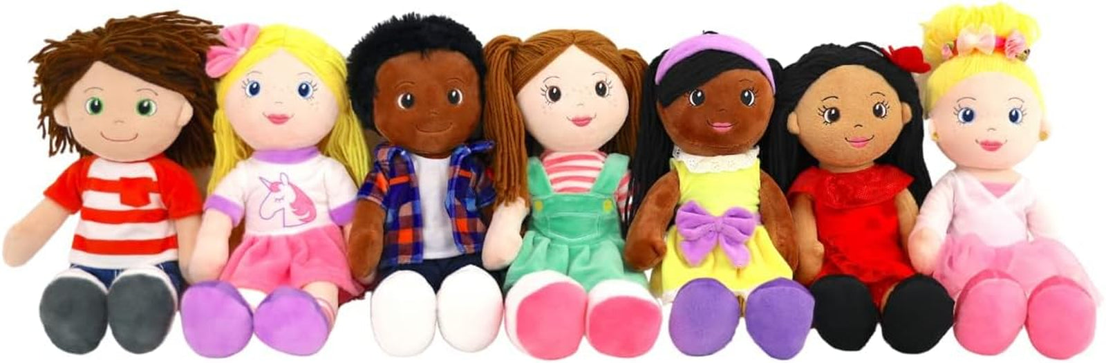 14" Soft Rag Doll for Boys - Ollie | Soft and Cuddly | Quality Embroidered | Plush Baby Toy | Baby'S First Cuddle Buddy | for Babies, Children, Toddlers, Kids of All Ages